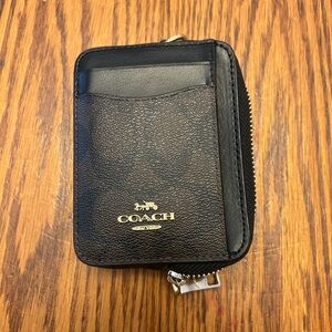 Coach Signature Canvas Wallet